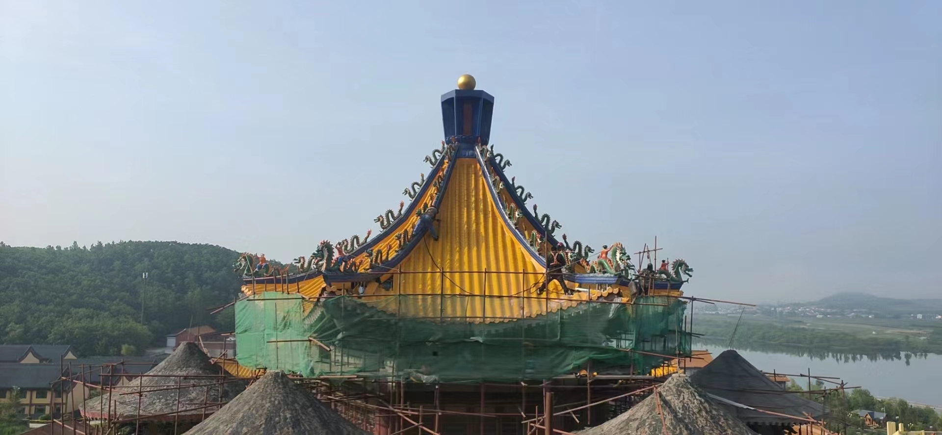 仿古金属瓦维修