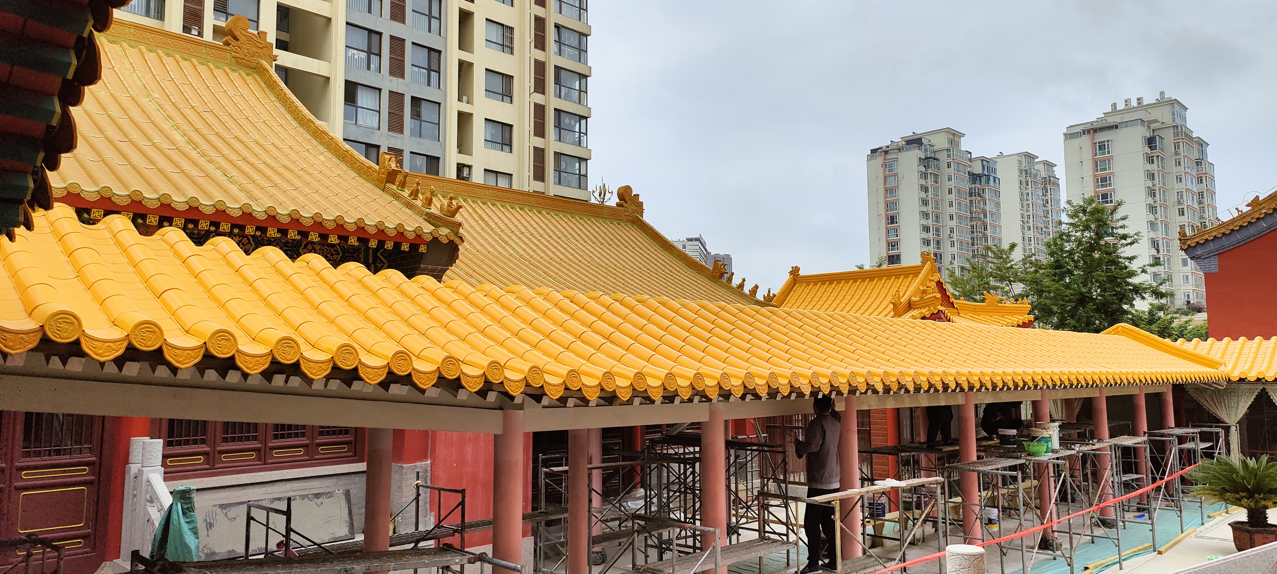 仿古金属瓦厂家直销